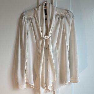 White House | Black Market Sheer blouse